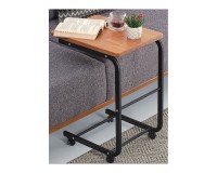 Showing image for Miri Laptop Side Table on Castors (Oak / Black / Grey) Miri Laptop Side Table on Castors (Oak / Black / Grey) Furniture, Coffee tables, Coffee Tables, Budget Furniture, Interior Items, Side Tables image