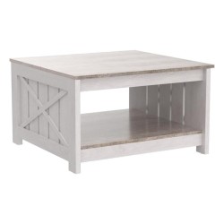 Bull Coffee Table 80x80 cm with Lower Shelf Bull Coffee Table 80x80 cm with Lower Shelf