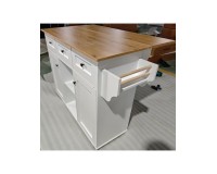 Cyprus Kitchen Island with Drop Leaf Top, 139 cm