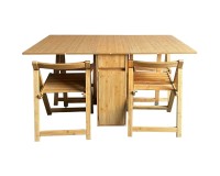 Showing image for SRT1 Folding Dining Set: Table and 4 Chairs SRT1 Folding Dining Set: Table and 4 Chairs Furniture, Dining Room Sets, Tables and Chairs, Tables image