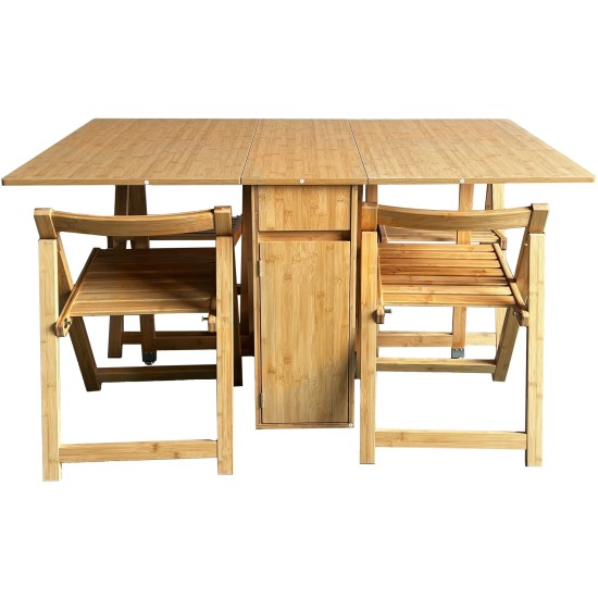 Showing image for SRT1 Folding Dining Set: Table and 4 Chairs SRT1 Folding Dining Set: Table and 4 Chairs Furniture, Dining Room Sets, Tables and Chairs, Tables image