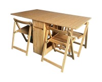 Showing image for SRT1 Folding Dining Set: Table and 4 Chairs SRT1 Folding Dining Set: Table and 4 Chairs Furniture, Dining Room Sets, Tables and Chairs, Tables image