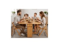 Showing image for SRT1 Folding Dining Set: Table and 4 Chairs SRT1 Folding Dining Set: Table and 4 Chairs Furniture, Dining Room Sets, Tables and Chairs, Tables image
