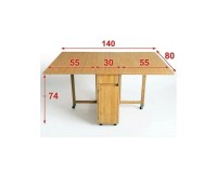 Showing image for SRT1 Folding Dining Set: Table and 4 Chairs SRT1 Folding Dining Set: Table and 4 Chairs Furniture, Dining Room Sets, Tables and Chairs, Tables image