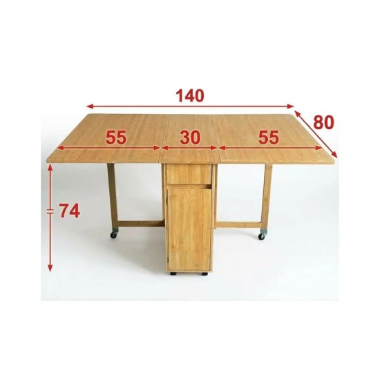 Showing image for SRT1 Folding Dining Set: Table and 4 Chairs SRT1 Folding Dining Set: Table and 4 Chairs Furniture, Dining Room Sets, Tables and Chairs, Tables image