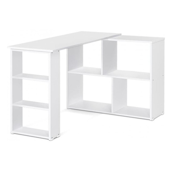 YIRON 203 Computer Desk with Shelf Unit