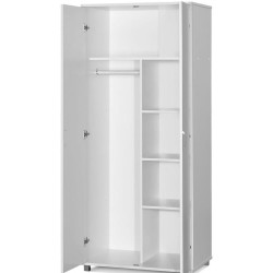 ארון YIRON 704 דו דלתי עם מוט תלייה ארוך