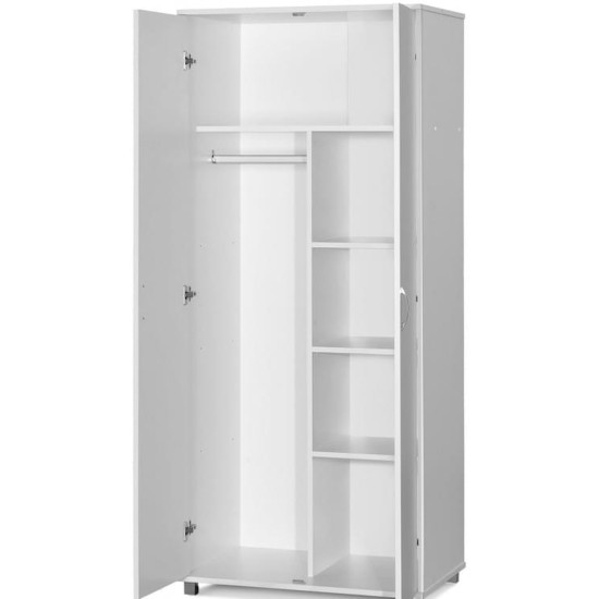 ארון YIRON 704 דו דלתי עם מוט תלייה ארוך