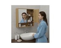 SRG27 Mirror Cabinet with Soft Close Doors