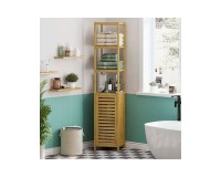 SR333 Bamboo Bathroom Cabinet, 34 cm, One Door