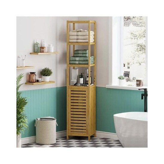 SR333 Bamboo Bathroom Cabinet, 34 cm, One Door