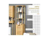 SR333 Bamboo Bathroom Cabinet, 34 cm, One Door