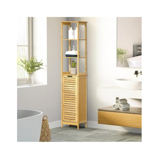 SR333 Bamboo Bathroom Cabinet, 34 cm, One Door