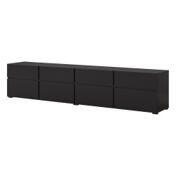 TV unit CROSS Helvetia 225 cm, black onyx TV unit CROSS Helvetia 225 cm, black onyx