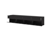 TV unit CROSS Helvetia 225 cm, black onyx