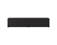 TV unit CROSS Helvetia 225 cm, black onyx