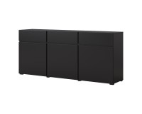 Chest of drawers CROSS Helvetia 180 cm, black onyx Chest of drawers CROSS Helvetia 180 cm, black onyx