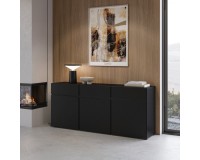 Chest of drawers CROSS Helvetia 180 cm, black onyx Chest of drawers CROSS Helvetia 180 cm, black onyx