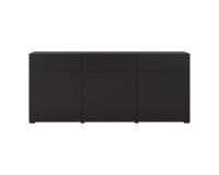 Chest of drawers CROSS Helvetia 180 cm, black onyx Chest of drawers CROSS Helvetia 180 cm, black onyx