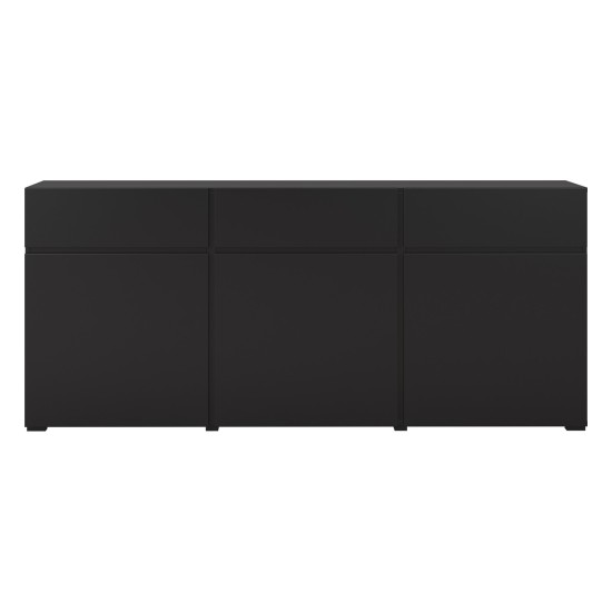 Chest of drawers CROSS Helvetia 180 cm, black onyx Chest of drawers CROSS Helvetia 180 cm, black onyx