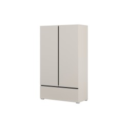 Tall chest of drawers CROSS Helvetia 89 cm, cashmere with black onyx Tall chest of drawers CROSS Helvetia 89 cm, cashmere with black onyx