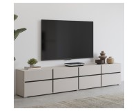 Тумба ТВ CROSS Helvetia 225 см, кашемир с чёрным ониксом Тумба ТВ CROSS Helvetia 225 см, кашемир с чёрным ониксом