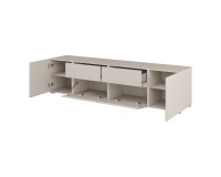 TV unit ASYMETRIC 195 cm, cashmere