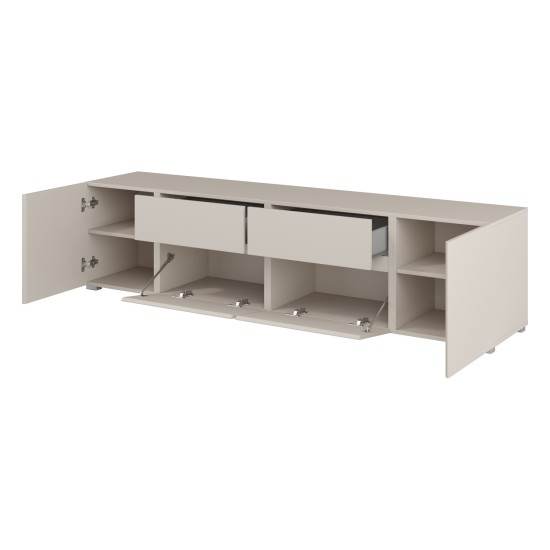 TV unit ASYMETRIC 195 cm, cashmere