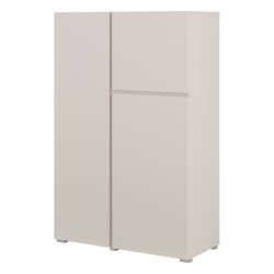 Tall chest of drawers ASYMETRIC 92 cm, cashmere