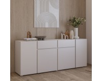 Chest of drawers ASYMETRIC 195 cm, cashmere