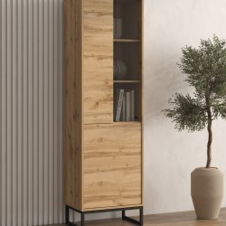 Display cabinet LOFT 53 cm, Wotan oak