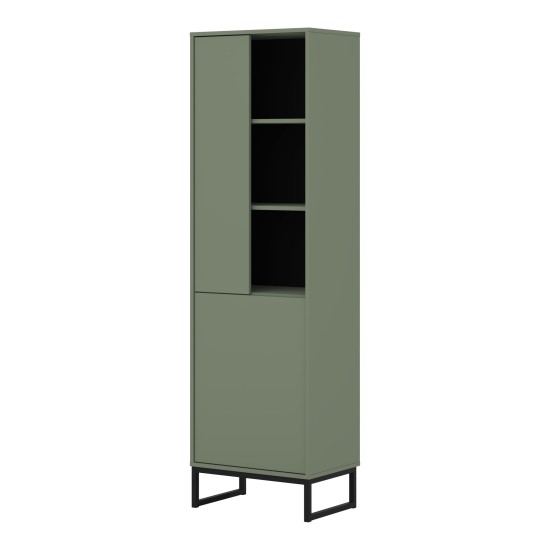 Bookcase LOFT 53 cm, muted green
