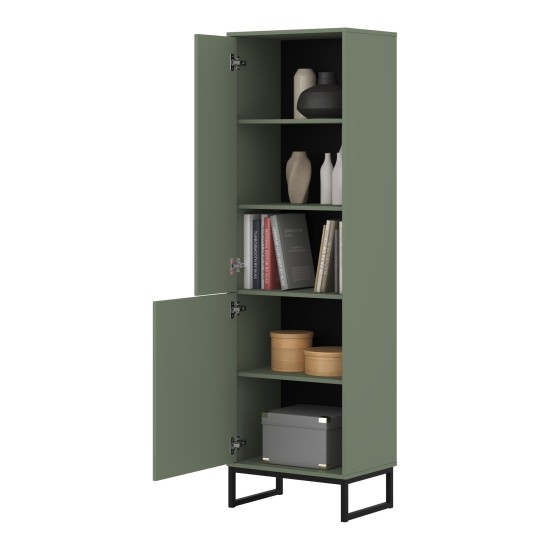 Bookcase LOFT 53 cm, muted green