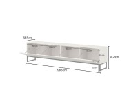 מזנון טלוויזיה LOFT 209, אלון ווטן