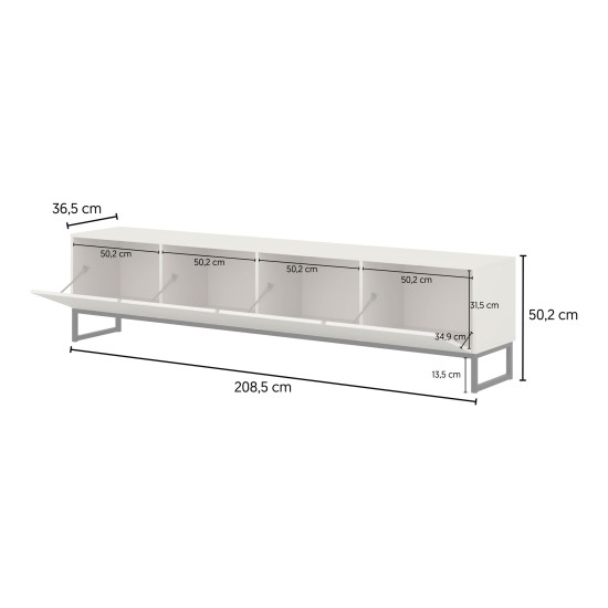 מזנון טלוויזיה LOFT 209, אלון ווטן