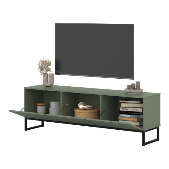 מזנון טלוויזיה LOFT 157, ירוק עמום
