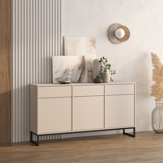 Chest of drawers LOFT 157 cm, cashmere