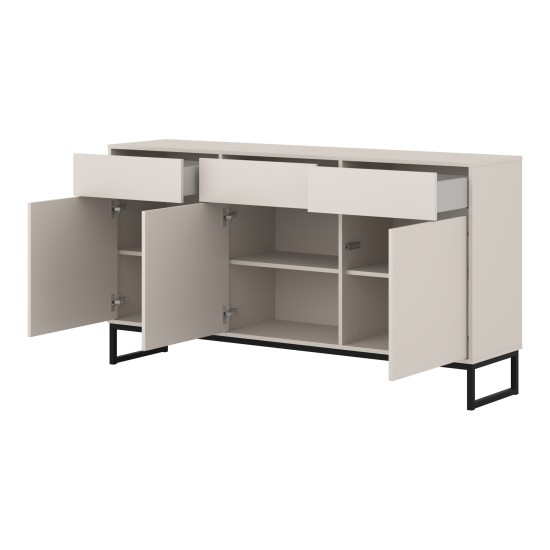 Chest of drawers LOFT 157 cm, cashmere