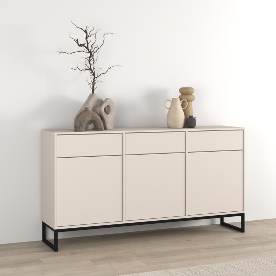 Chest of drawers LOFT 157 cm, cashmere