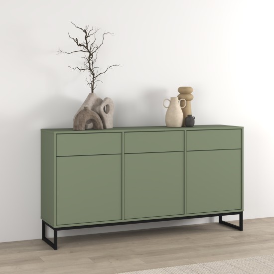 שידה LOFT 157, ירוק עמום