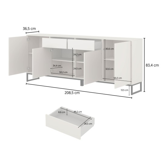 שידה LOFT 209, אלון ווטן