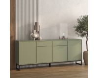 שידה LOFT 209, ירוק עמום