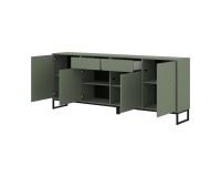 שידה LOFT 209, ירוק עמום