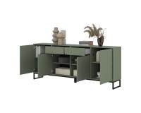 שידה LOFT 209, ירוק עמום