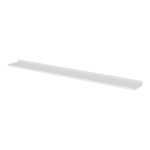 Wall shelf TULUZA Helvetia 200 cm, white gloss