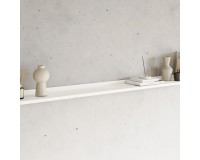 Wall shelf TULUZA Helvetia 200 cm, white gloss