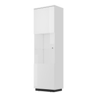 Display cabinet TULUZA Helvetia 60 cm, white gloss