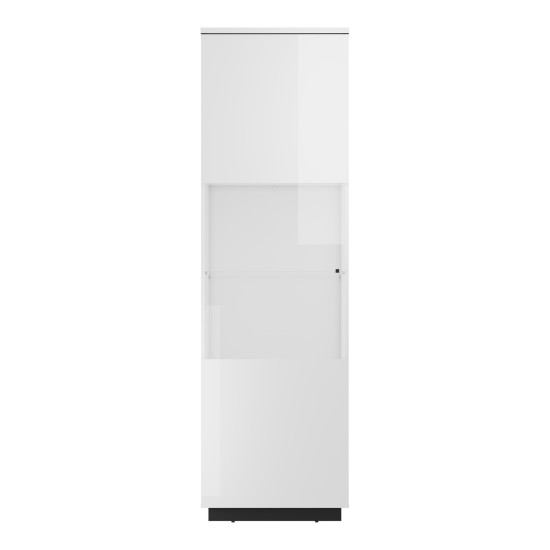 Display cabinet TULUZA Helvetia 60 cm, white gloss