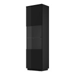 Display cabinet TULUZA Helvetia 60 cm, black gloss