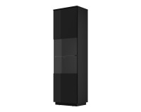 Display cabinet TULUZA Helvetia 60 cm, black gloss